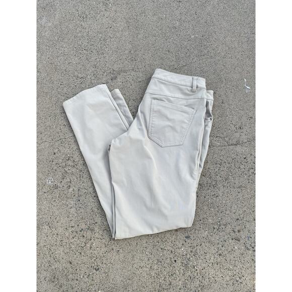 Lululemon ABC 5 Pocket Warpstreme Pants Size Large Khaki - Picture 3 of 10